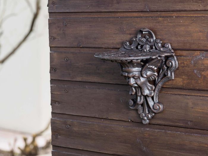Cast Iron Gargoyle Wall Shelf  Antique Style