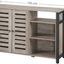 _Storage Cabinet, Sideboard, with 2 Door Cupboard, Adjustable Shelves Image 4