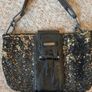 Calvin Klein Black and Gold Sequin Shoulder Bag Image 2