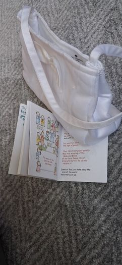 communion bag and little book