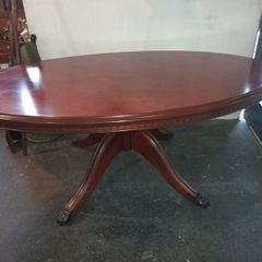 Vintage Coffee Table with Lion Claw Feet