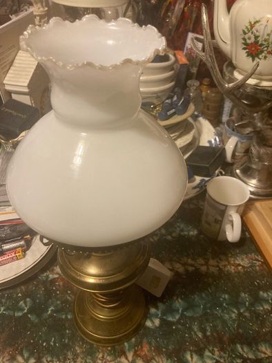 1900s brass lamp free postage