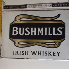 Bushmills Tin Metal sign