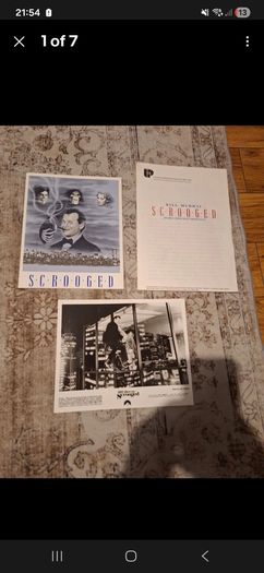 1988 Scrooged Press Kit Bill Murray