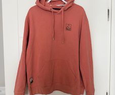 Blue Banana Men's Yosemite Hoodie in Terracotta - size Medium