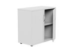 NEW White Lockable Bookcase Desk High (770mm)