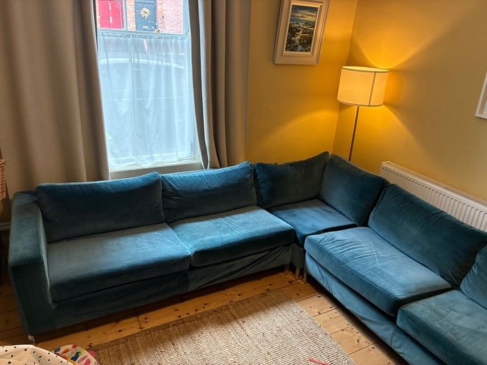 Finline furniture L shaped Nolan sofa 2.75m x2.75m