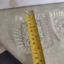 2 clear Depression Glass Small Trinket Dish Diamond cut Dishes Image 2