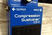 BOSS CS-2 - Vintage Compression Sustainer (Black Label, MIJ, ACA-12V).