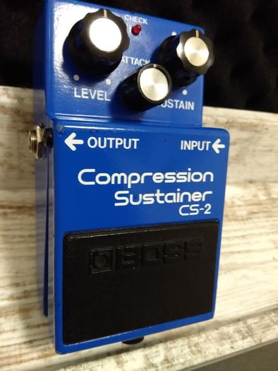 BOSS CS-2 - Vintage Compression Sustainer (Black Label, MIJ, ACA-12V).
