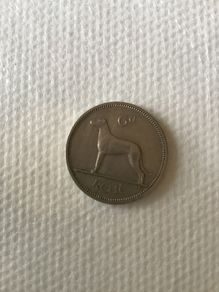 1962 Irish pre decimal Sixpence (6d)
