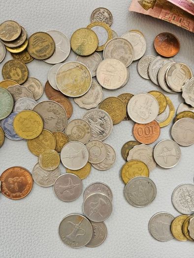 Collection of mixed international coins