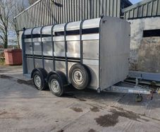 Ivor Williams cattle trailer, Hitachi idlers