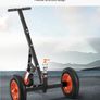 Heavy Duty Trailer Dolly 1000lbs  Carbon Steel Trailer Mover with 2 inch Ball, 14 inch Pneumatic Tires, Portable Tow Dolly for Moving RV Trailer Image 2