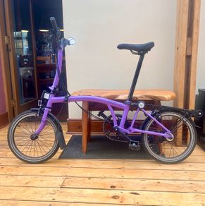 2024 Brompton C Line 6 Speed with rack