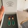 Elegant Multicolour Drop Earrings Luxury Statement Jewellery by azure Image 3