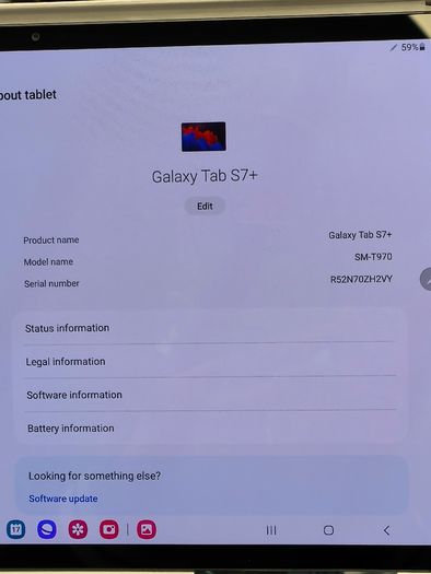Samsung Galaxy Tab S7+ PLUS 128GB, Wi-Fi, 12.4 inch