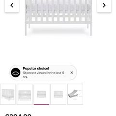 2 Obaby space saver cots and mattress (will sell separately)