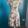 Floral midi tea dress. Size 8 Image 5