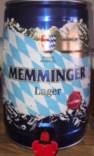 beer empty can 5 L