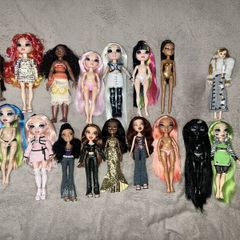 Huge Doll Lot Bratz Rainbow High Shadow High Barbie Disney Licca 18 Dolls