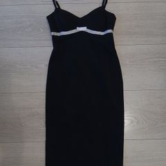 Ladies Oasis black body con dress dress size 10