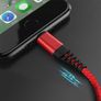 New 1m Premium Nylon USB Fast Charge 3.0 3A Data Cable for iPhone #910 Image 4