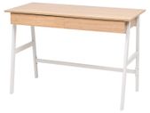 Writing Desk 110x55x75 cm Oak and White