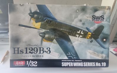 Zoukei-Mura Super Wing Series No.19 (SWS19) plastic scale model kit.