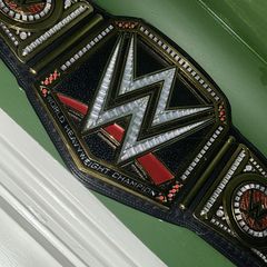 WWE title autographed by Kurt angel