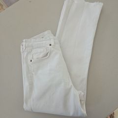 Zara white jeans uk 6-8