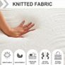 Small Double Mattress, Memory Foam Mattress, Medium Firm, Breathable Knitted, Soft and Skin Friendly Cloth, Mattresses in a box (120x190x20cm Image 4