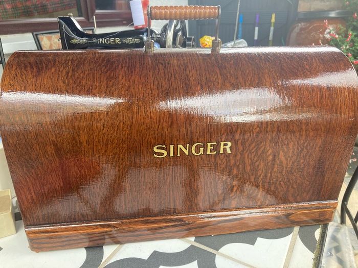 Antique singer sewing machine