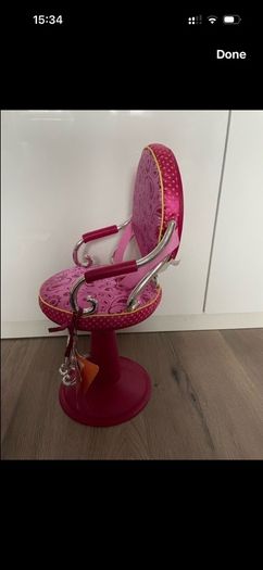 our generation salon chair and accessory trolley