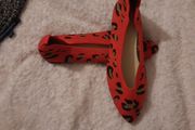 red leopard print shoes