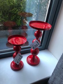 Ez Living candle stick set - candy apple