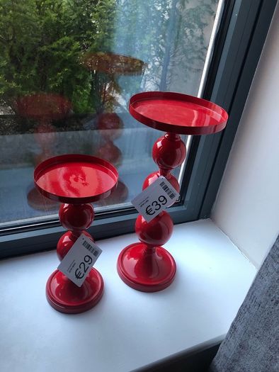 Ez Living candle stick set - candy apple