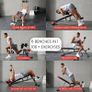 Multi-Functional FID Weight Bench for Full All-in-One Body Workout  Hyper Back Extension, Roman Chair, Adjustable Ab Sit up Bench, Incline Decline Bench, Flat Bench Image 5
