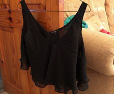 River island size 6 top
