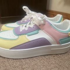 Colored Platform Sneakers
