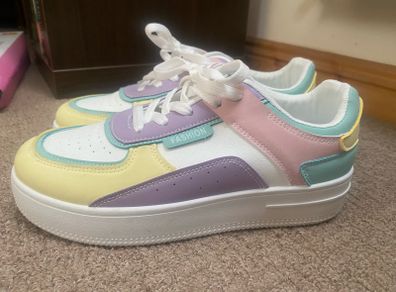 Colored Platform Sneakers