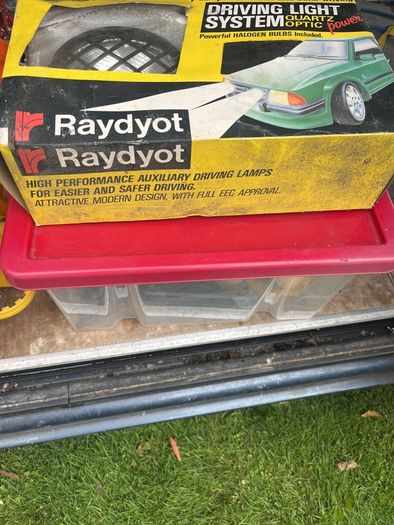 Never used in original box spot lamps. Raydyot
