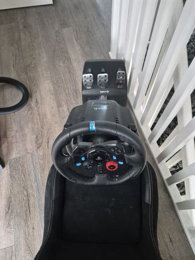 Logitech PlayStation steering wheel and chair
