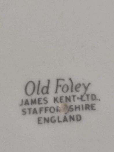 Cake Dish By Old Foley James Kent Ltd.. Staffordshire England