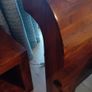 Solid wood king size bed. Image 4