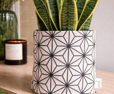 Geometric flower pot cover/ organiser
