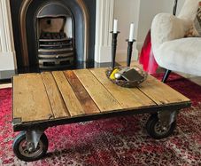 Industrial coffee table