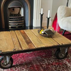 Industrial coffee table