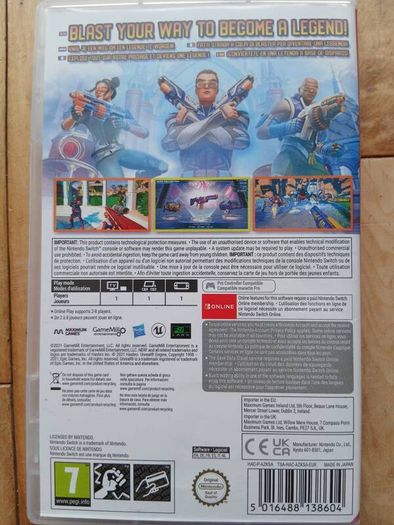 nintendo switch nerf legends