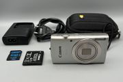 Canon IXUS 185 20MP Digital Camera Silver - Full Kit